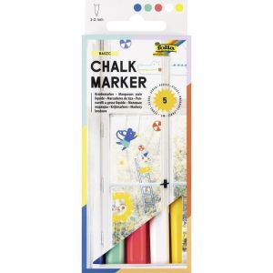 Folia Chalkmarker Basic 5er Set