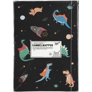 Folia Sammelmappe HOTFOIL SPACE DINOS Karton A3 Mehrfarbig