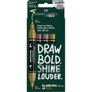 Faber-Castell Multimark Gold/Kupfer/Chrom
