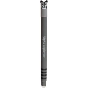 Eberhard Faber Gelschreiber Animal Erase it! Raccoon 0.7 mm, Blau