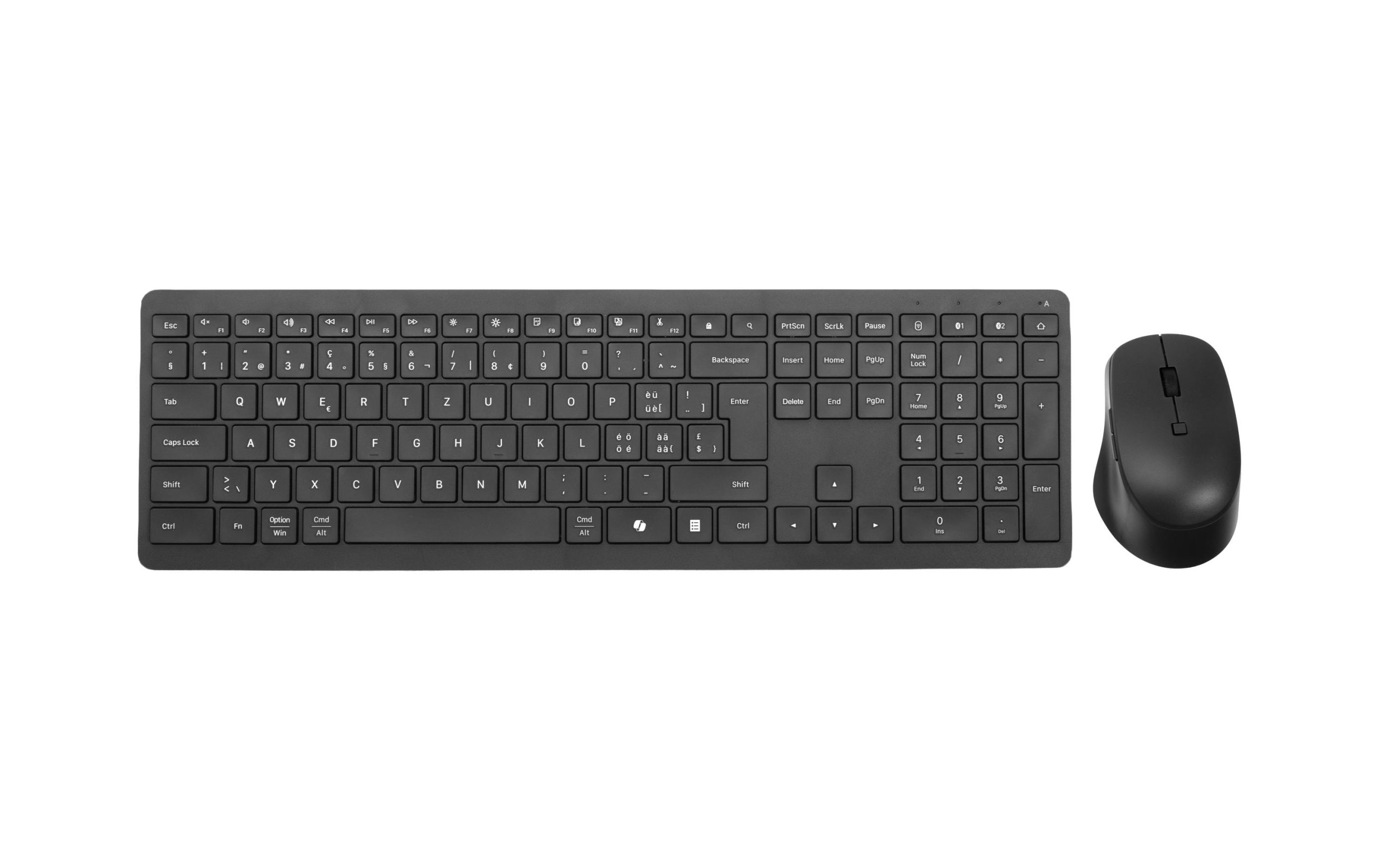 Nize Tastatur-Maus-Set Wireless CH-Layout 3 Nize Tastatur-Maus-Set Wireless CH-Layout