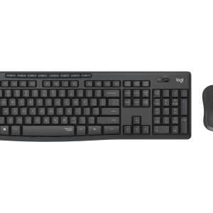 Logitech MK295 SilentTouch Wifi AZERTY (FR) Schwarz/Graphit