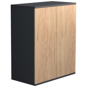 VCM Kommode Dalosa 60 x 73 cm, Braun/Grau