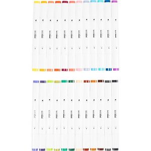 Creativ Company Twin-Marker Filzstifte, 1.0 + 8.0 mm, 24 Stück