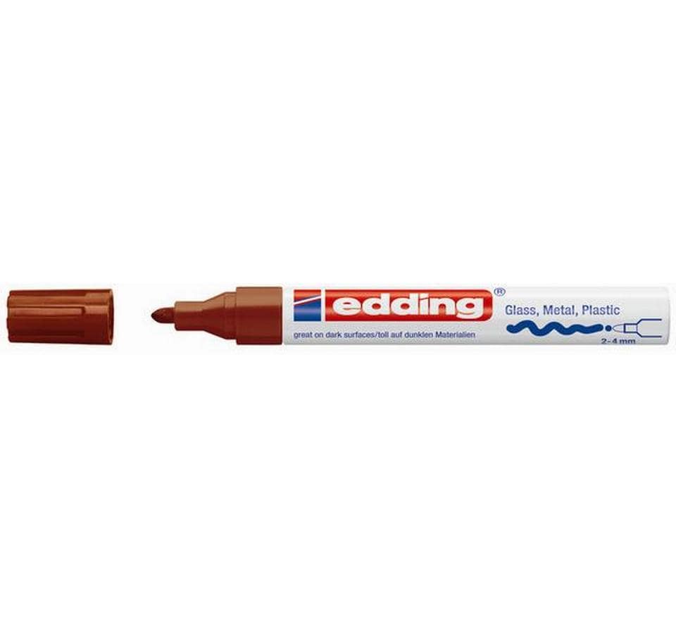 edding Lackmarker 750-CREA braun Braun 2