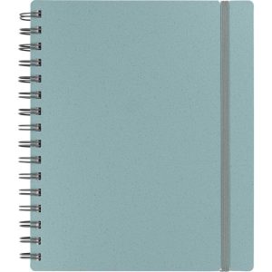 Kolma Notizbuch Weizenstroh A5, kariert, Blau