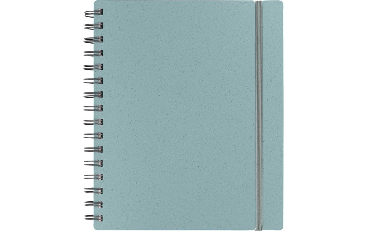 Kolma Notizbuch Weizenstroh A5, kariert, Blau 2
