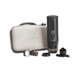OUTIN OutIn Nano Travel Kit Space Grau Kaffee gemahlen, Kapseln