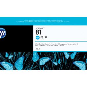 HP Tinte Nr. 81 (C4931A) Cyan