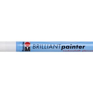 Marabu Permanent-Marker BRILLIANT painter Weiss