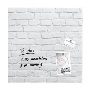 Sigel Magnethaftendes Glassboard Artverum 48 cm x 48 cm, Weiss