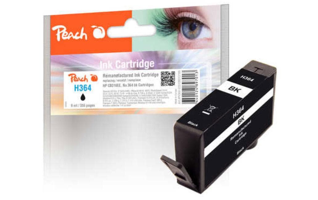 Peach Tinte für HP Nr. 364 (CB316EE) Black 2