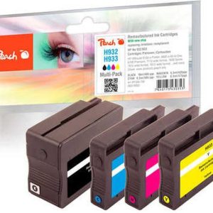 Peach Tintenset für HP Nr. 932 / 933