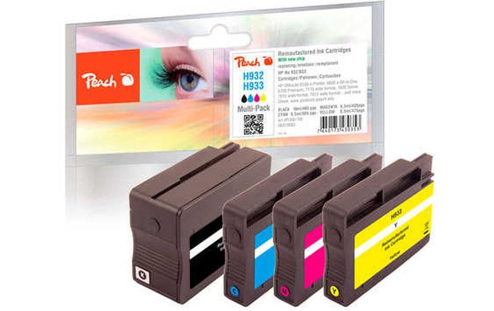 Peach Tintenset für HP Nr. 932 / 933 1