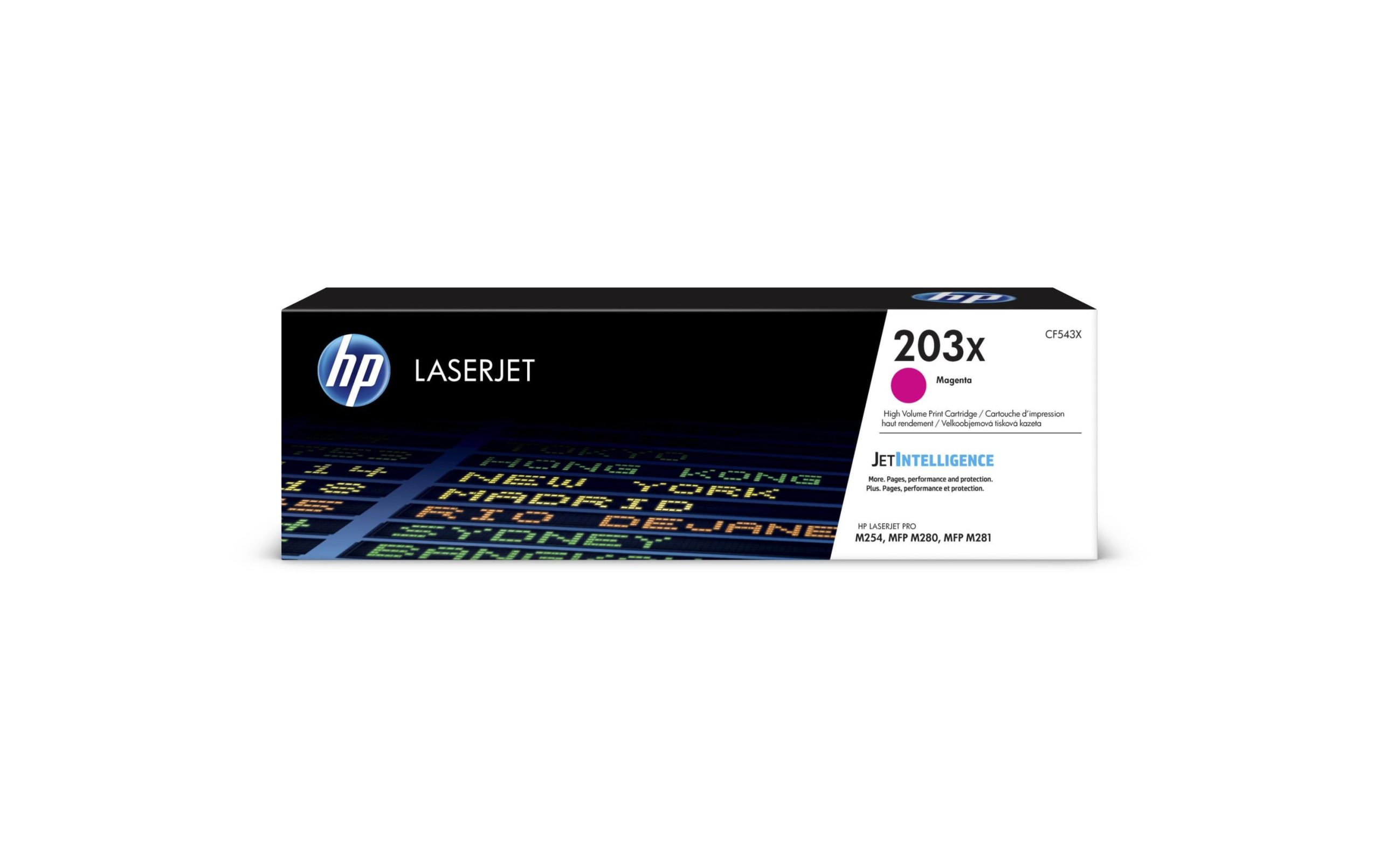HP Toner Nr. 203X (CF543X) Magenta 3 HP Toner Nr. 203X (CF543X) Magenta