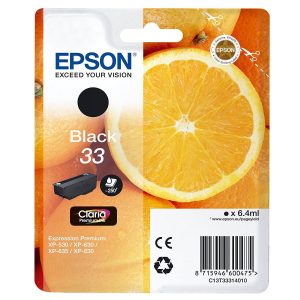 Epson Tinte 33 / T33314012 Black