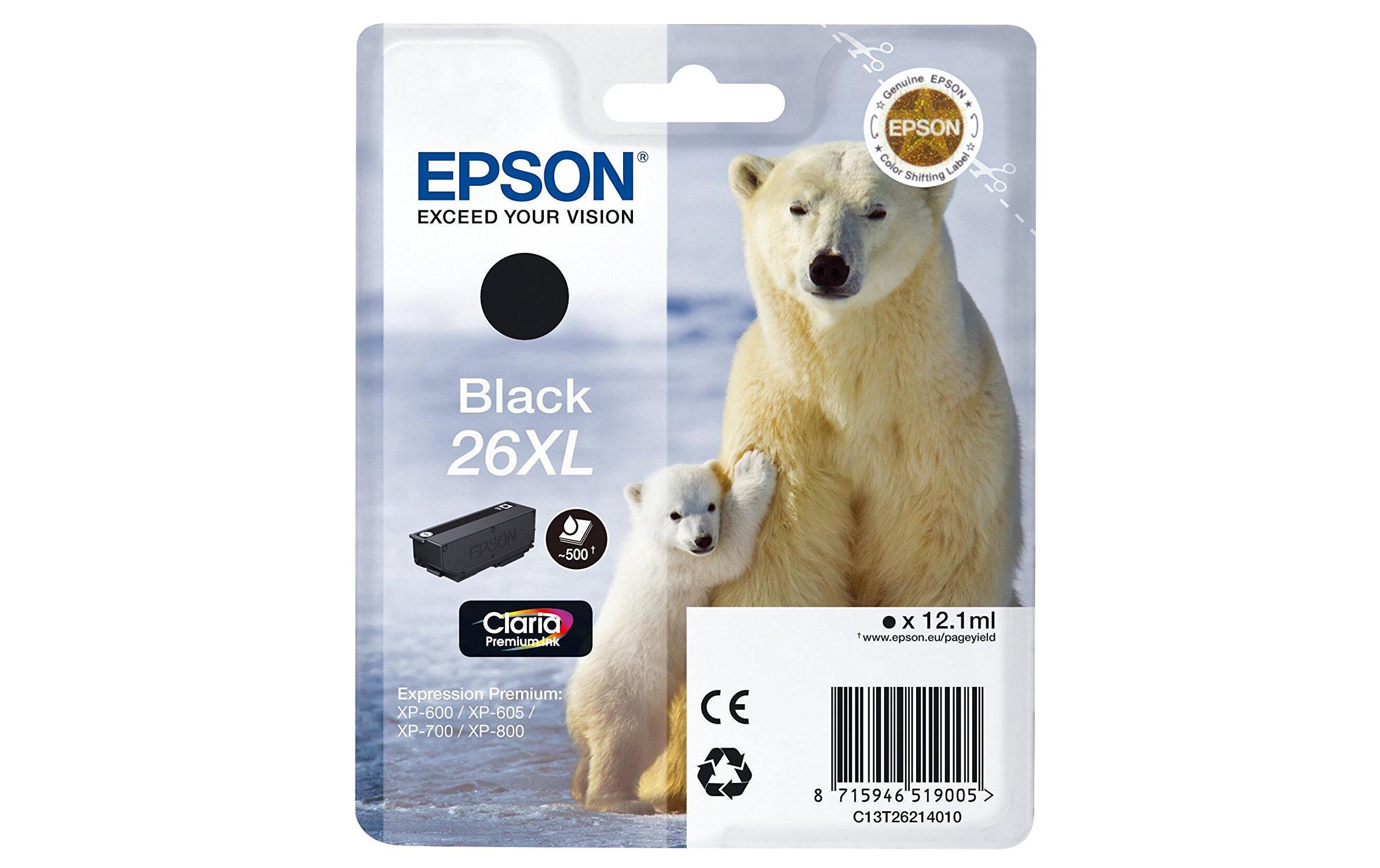 Epson Tinte T26214012 Black 2