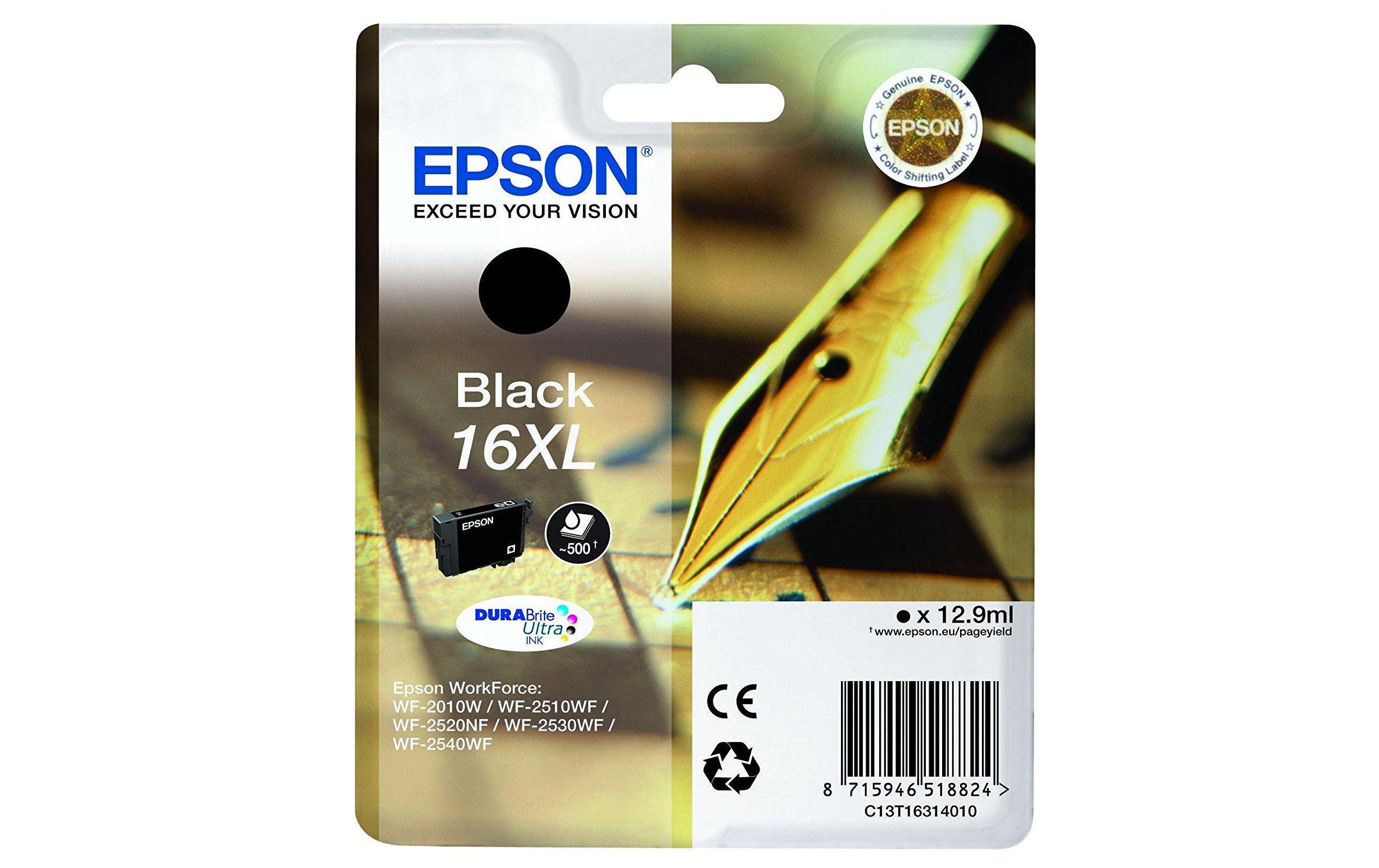 Epson Tinte T16314012 Black 1