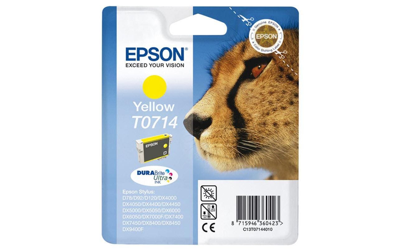 Epson Tinte T07144012 Yellow 3 Epson Tinte T07144012 Yellow