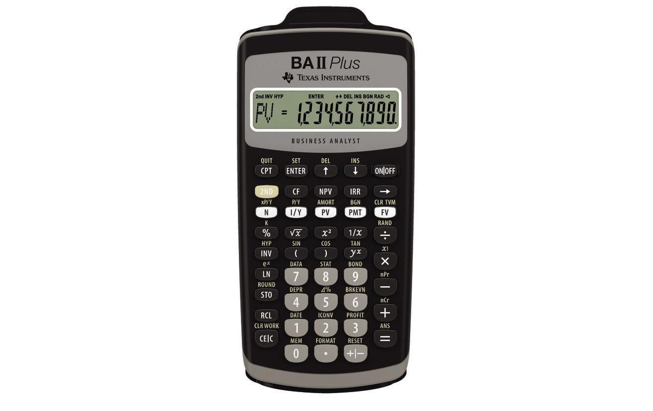 Texas Instruments Finanzrechner BA II Plus 3 Texas Instruments Finanzrechner BA II Plus
