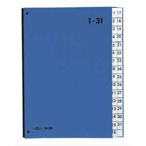Pagna Pultmappe A4 1-31 Blau