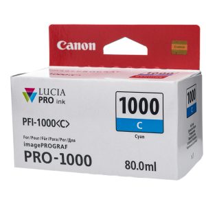 Canon Tinte PFI-1000C / 0547C001 Cyan