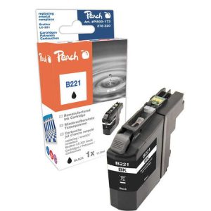 Peach Tinte für Brother LC-221BK Black