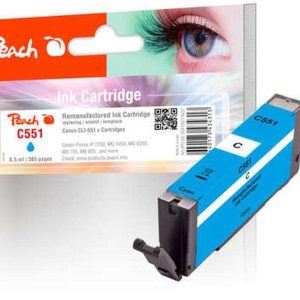 Peach Tinte für Canon CLI-551C Cyan