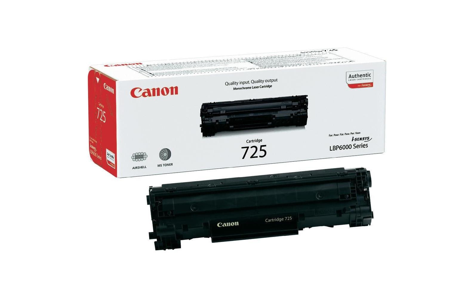 Canon Toner 725 / 3484B002 Black 3 Canon Toner 725 / 3484B002 Black