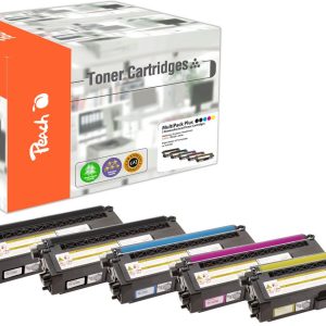 Peach Toner für Brother TN-326 2x Black, 1x Cyan, Magenta, Yellow