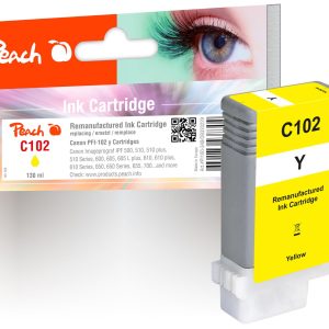 Peach Tinte für Canon PFI-102 Yellow