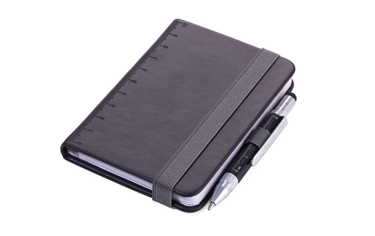 Troika Notizbuch Lilipad+Liliput A7, Blanko, Schwarz 1