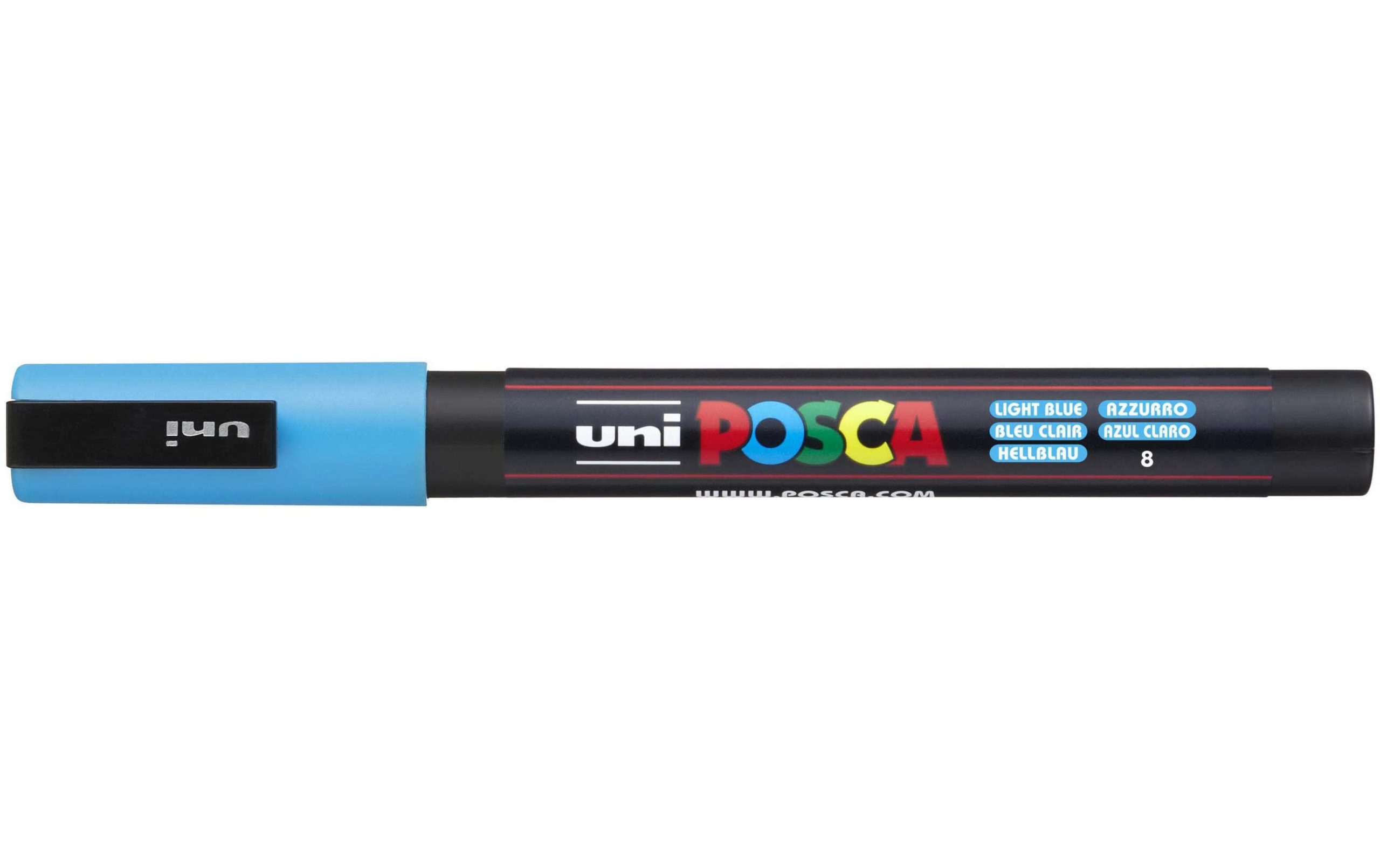 Uni Permanent-Marker POSCA 0.9-1.3 mm Hellblau 3 Uni Permanent-Marker POSCA 0.9-1.3 mm Hellblau
