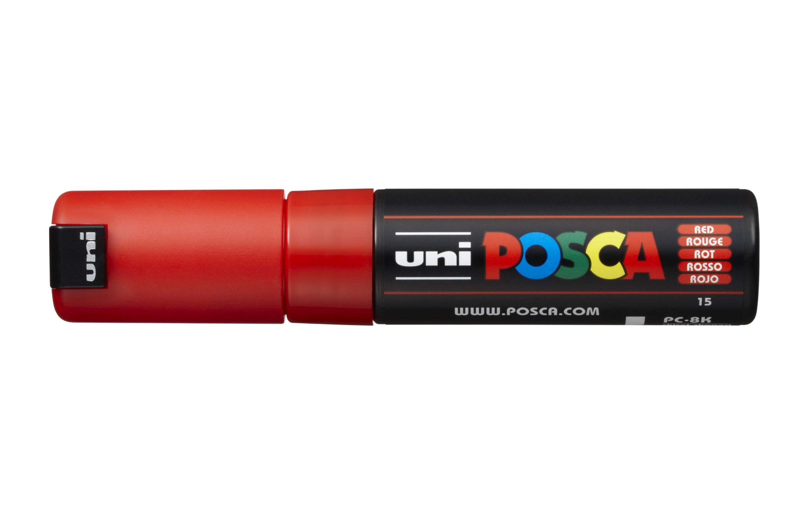 Uni Permanent-Marker POSCA 8 mm Rot 3 Uni Permanent-Marker POSCA 8 mm Rot