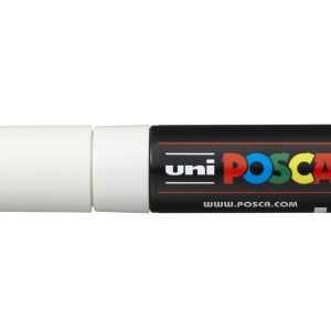 Uni Permanent-Marker Posca 8 mm Weiss