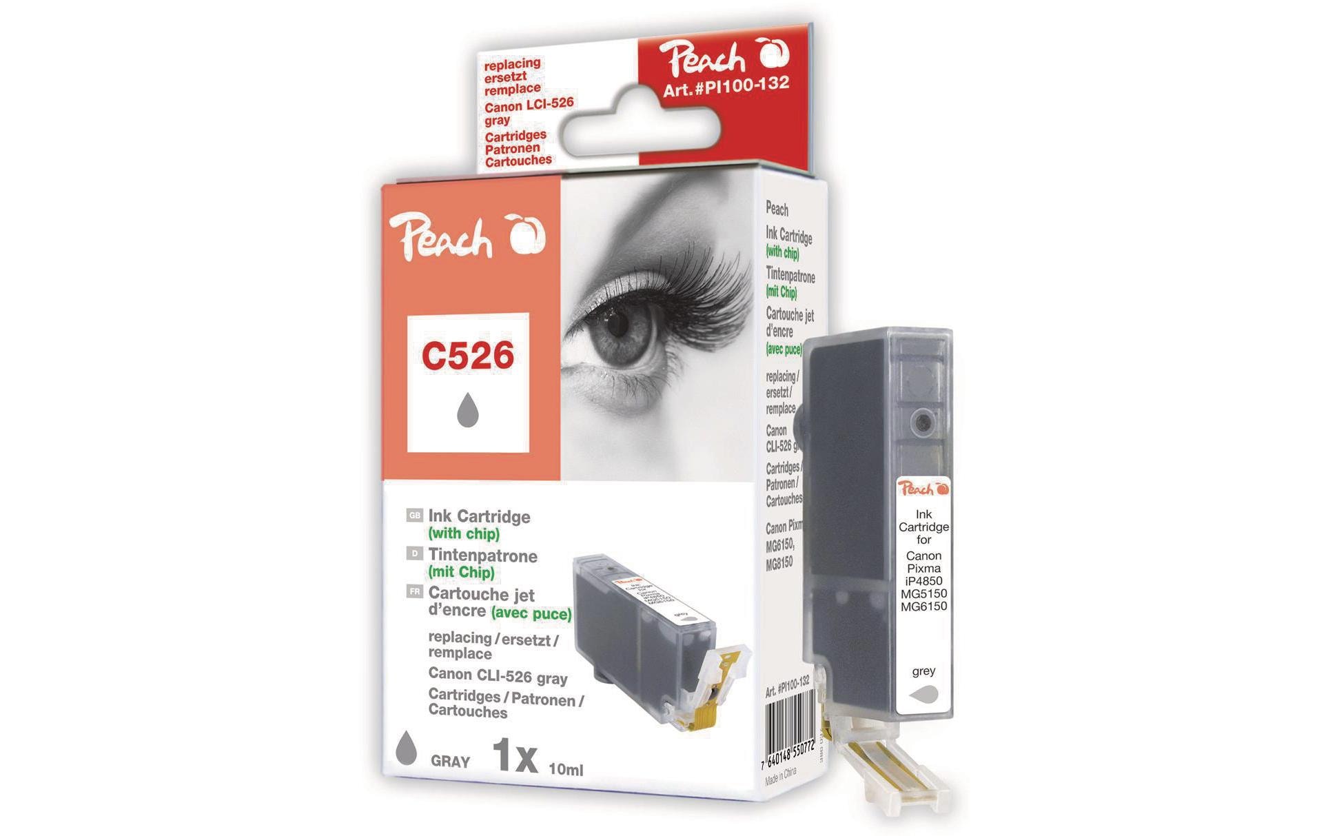 Peach Tinte für Canon CLI-526GY Grey 1
