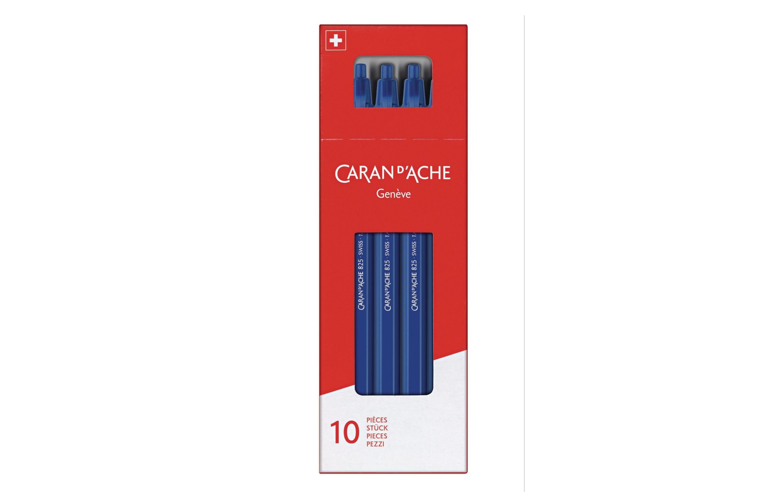 Caran d'Ache Kugelschreiber 825 Blau, 10 Stück 2 57434117 xxl3 scaled