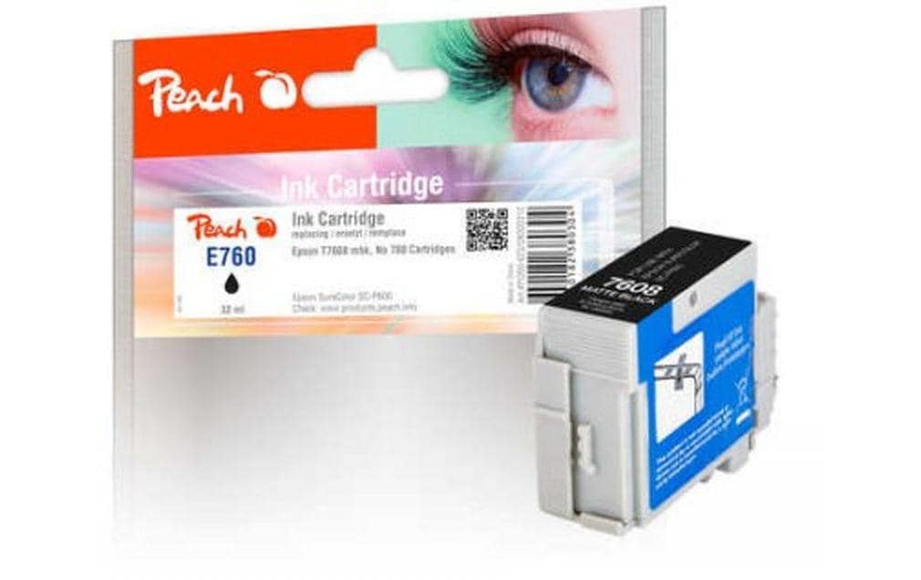 Peach Tinte für Epson T7608, No760 Matte Black 1