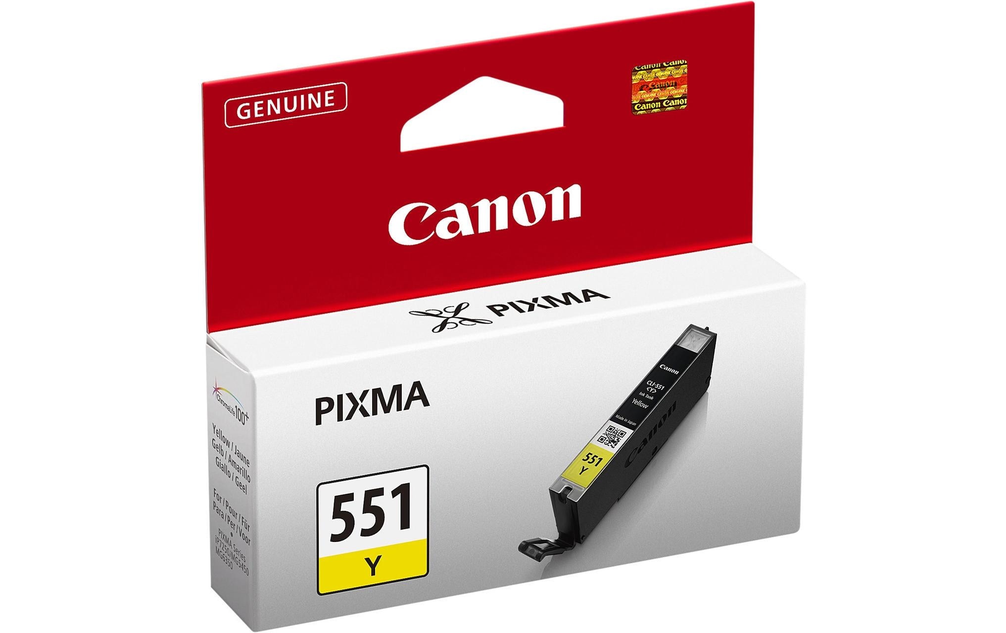 Canon Tinte CLI-551Y Yellow 2