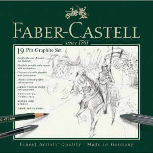 Faber-Castell Graphitstift Faber-Castell PITT 19er Metalletui