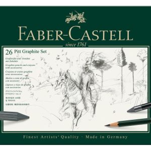 Faber-Castell Graphitstift Faber-Castell PITT 26er Metalletui