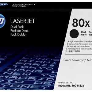 HP Toner Nr. 80X (CF280XD) Black (2er-Pack)