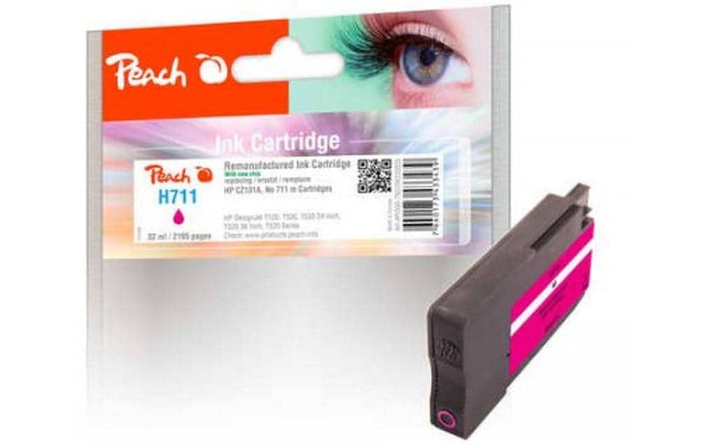 Peach Tinte für HP Nr. 711 (CZ131A) Magenta 2