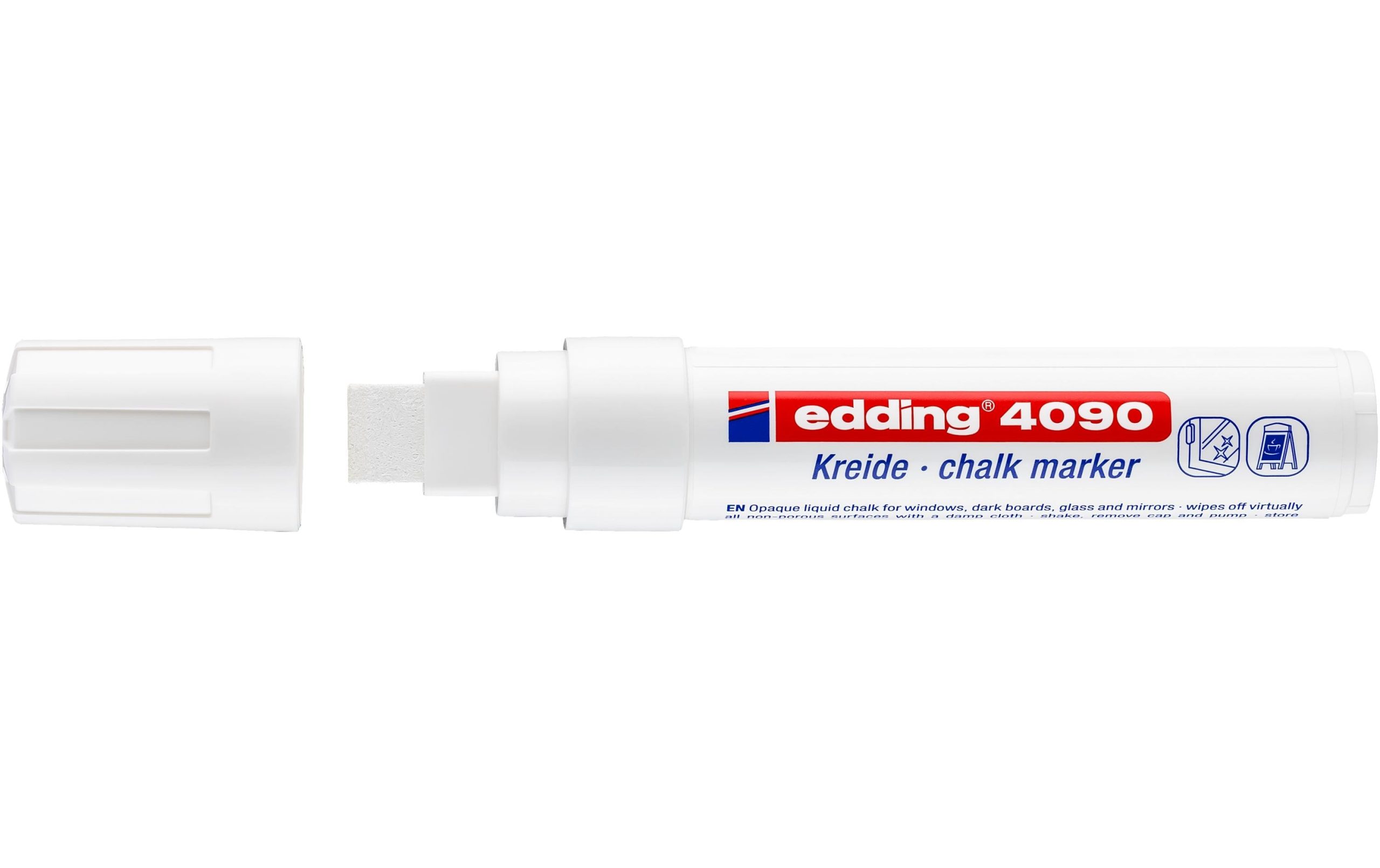 edding Kreidemarker 4090 Weiss 3 edding Kreidemarker 4090 Weiss