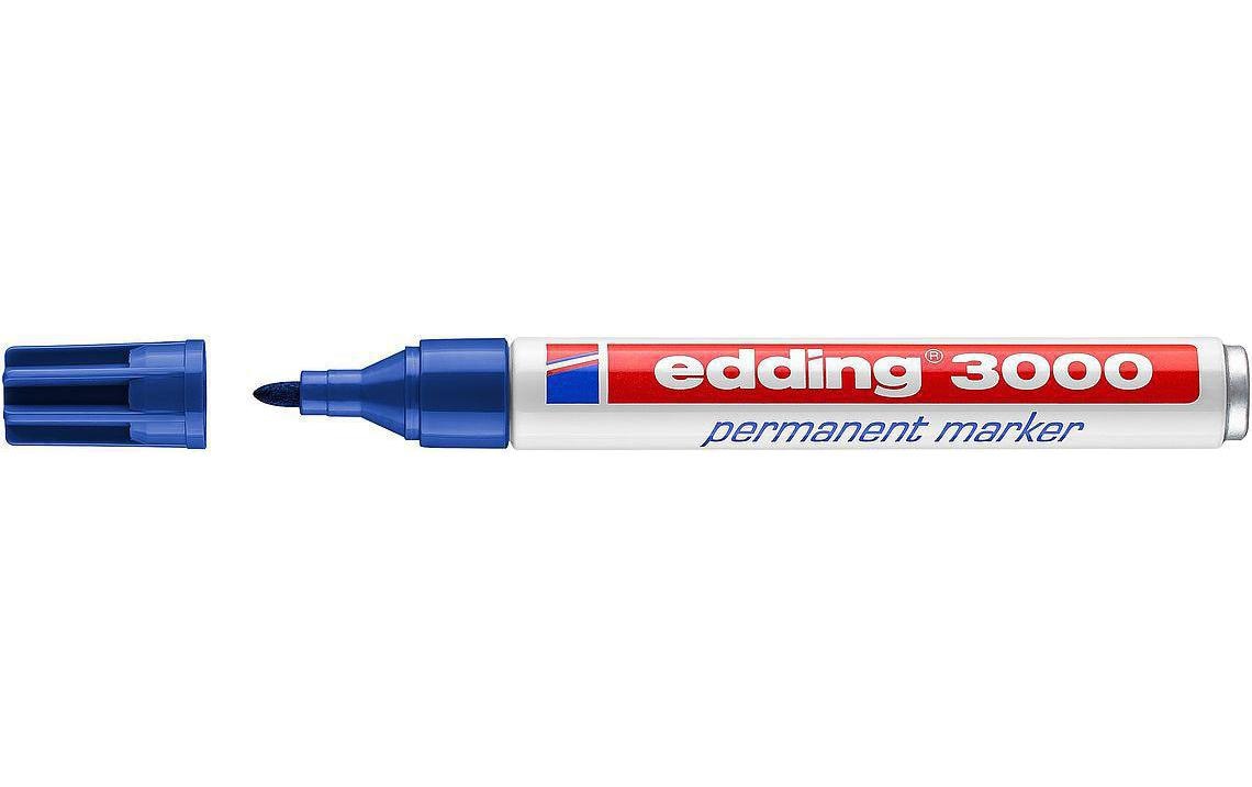 edding Permanent-Marker 3000 Blau 1