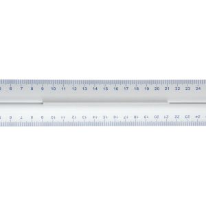 WEDO Lineal aus Aluminium, mit Griff, 30 cm