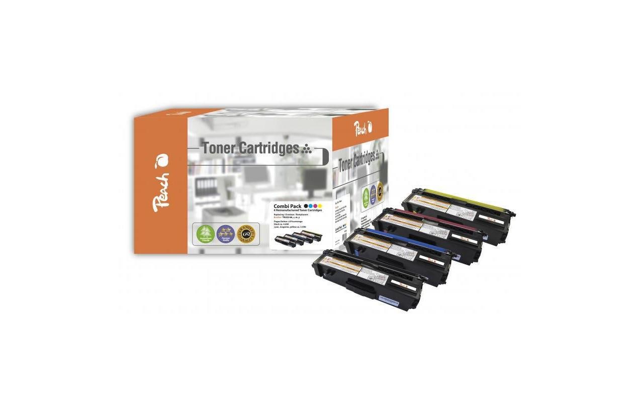 Peach Tonerset für Brother TN-325 BK, C, M, Y 2