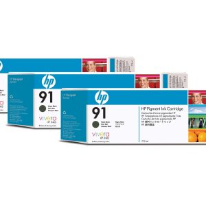 HP Tinte Nr. 91 (C9480A) Matte Black (3er-Pack)