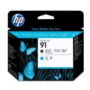 HP Druckkopf Nr. 91 (C9460A) Matte Black/Cyan