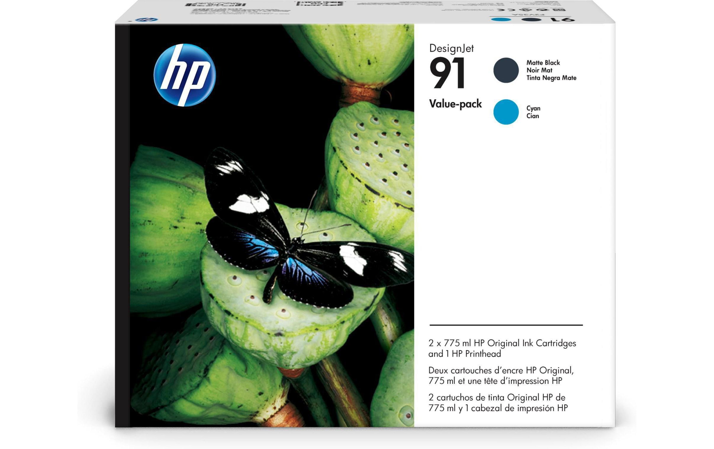 HP Valuepack Nr. 91 (P2V35A) Tinte + Druckkopf 1